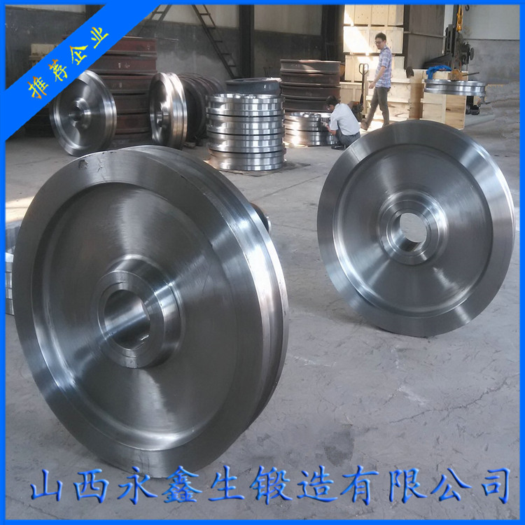 鍛造100噸吊車走行輪